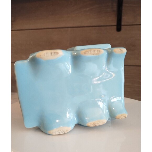 Vintage Shawnee Pottery S.R.R. Train Engine & Train Car Planters 4pc Set #552 - Picture 11 of 16